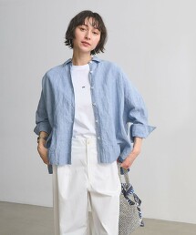 亞麻土耳其袖襯衫