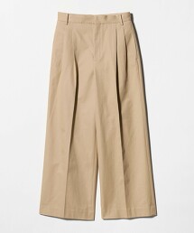 卡其寬褲