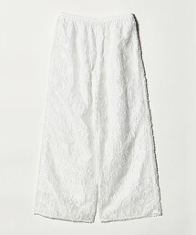 金絲剪織緹花直筒褲