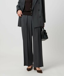 NALYA 細條紋長褲 日本製