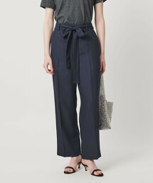 竹節紗綁結錐形褲 日本製