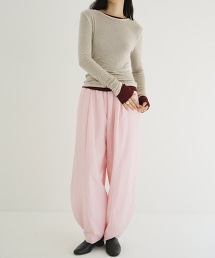 TW  CLANE PADDED FORM PT 加厚錐形褲