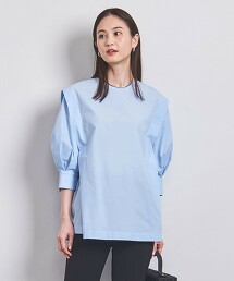 C/N/PU 打摺泡泡袖 罩衫