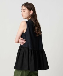 刺繡無袖罩衫