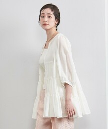 蛋糕六分袖襯衫