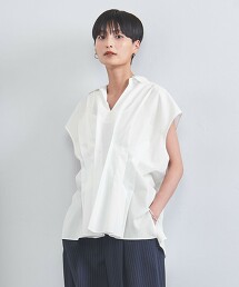 打摺法式袖罩衫 日本製