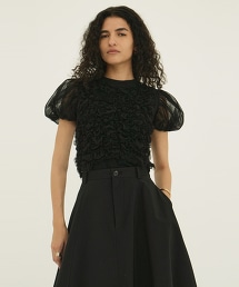 TW CLANE TULLE LRD TOPS 薄紗背心層疊上衣