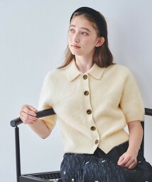 FOX喀什米爾羊毛 短袖POLO針織