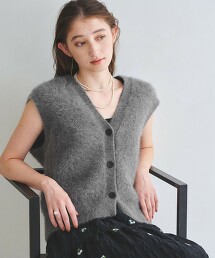 FOX喀什米爾羊毛 V領背心