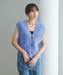 FOX喀什米爾羊毛 V領背心