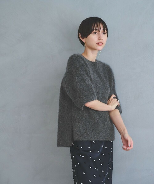 FOX喀什米爾羊毛 短袖T袖針織