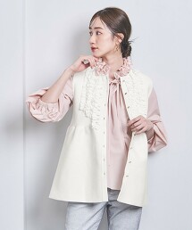 P 迷你褶邊 針織背心