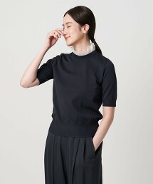 烏干紗荷葉邊2WAY針織