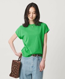 小高領法式袖針織衫