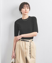 COMFY 合身短袖圓領針織衫