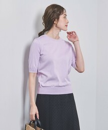 棉喀什米爾羊毛 18G 短袖針織 日本製