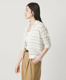 YTM 金絲針織POLO開襟衫 日本製