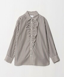 不對稱荷葉邊標準領襯衫