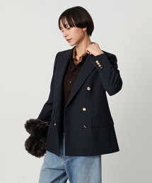 6鈕扣羊毛西裝外套