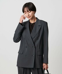 NALYA 細條紋西裝外套 日本製