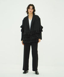 TW CLANE FRILLED TAILORED JACKET 荷葉邊西裝外套