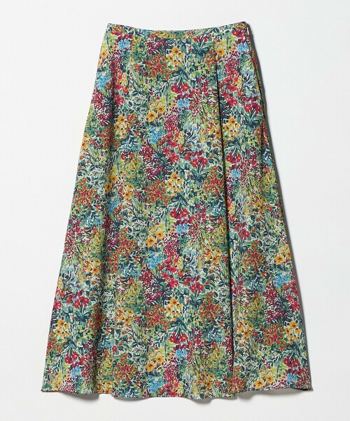 花朵印花長裙 日本製