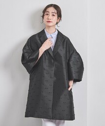 剪織緹花布大衣 日本製
