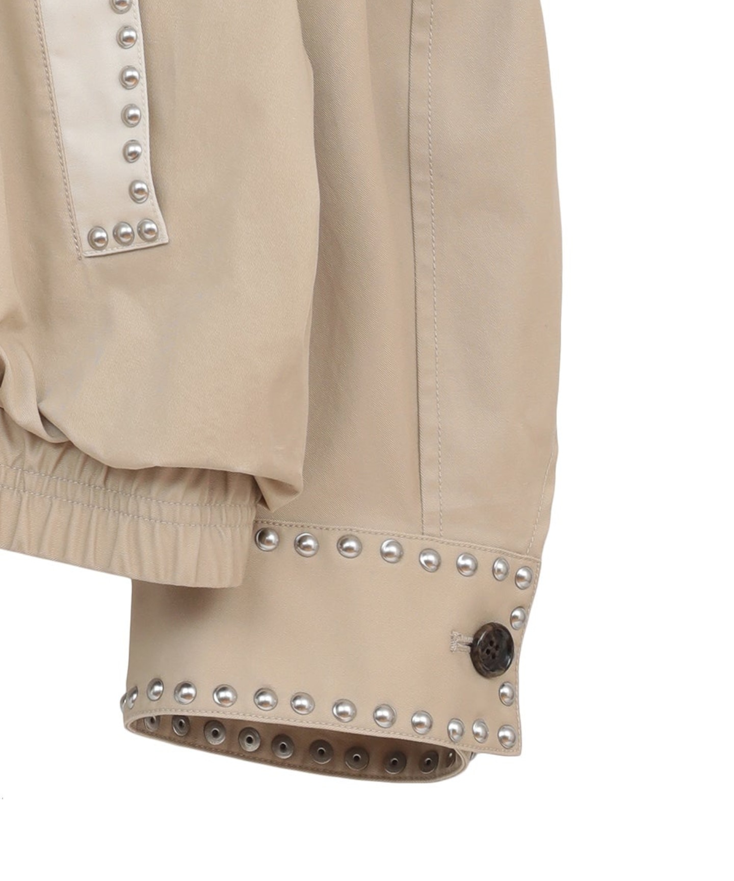 TW CLANE W COLOR STUDDED DRIZZLER JACKET 鉚釘設計外套｜CLANE