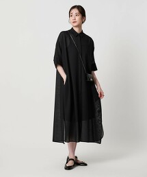 Spiree asami 抗皺長版襯衫洋裝