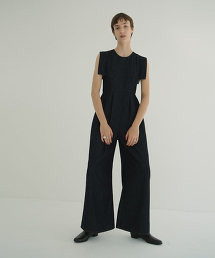 TW CLANE SQUARE SLEEVE DENIM ALL IN ONE