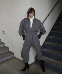 TW  CLANE HOODED SWT AIO 連身褲