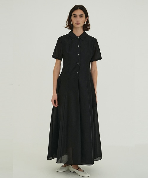 TW CLANE FULFFY SHEER ONEPIECE 蓬鬆傘擺洋裝