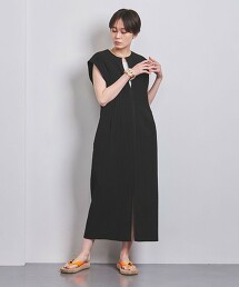 ＜SACRA＞開衩領 洋裝 日本製