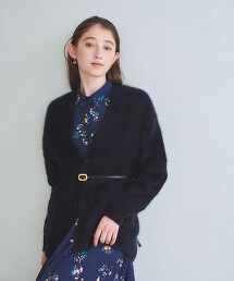 FOX喀什米爾羊毛 中長版開襟衫