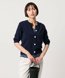 圓領基本開襟衫