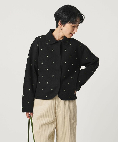 刺繡針織外套