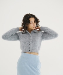 TW  CLANE ANG SRT CGN 羊毛短版針織開襟衫