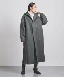【部分特別訂製】＜HYKE＞HOODED WORK 大衣 日本製