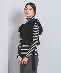 ＜HYKE＞流蘇背心