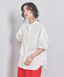 ＜HYKE＞蓬鬆五分袖罩衫 日本製