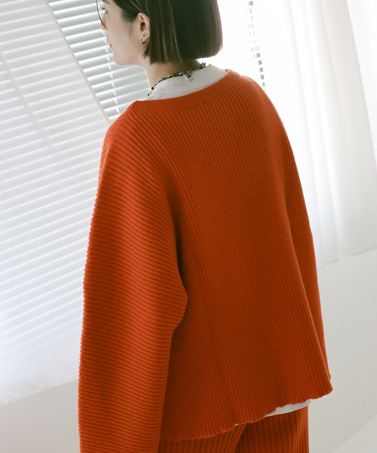 BASERANGE KAI SWEATER 坑條針織｜Baserange｜UNITED ARROWS LTD. 官方