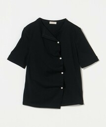 ＜PROTAGONISTA＞仿珍珠鈕扣T恤 日本製