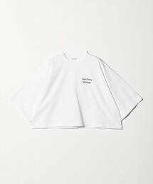 ＜SACRA＞標語印花短版T恤 日本製
