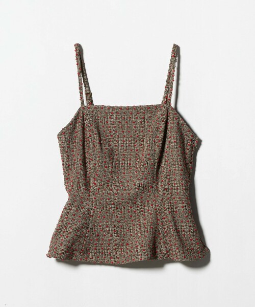 <Masaco Teranishi>花呢吊帶背心 日本製