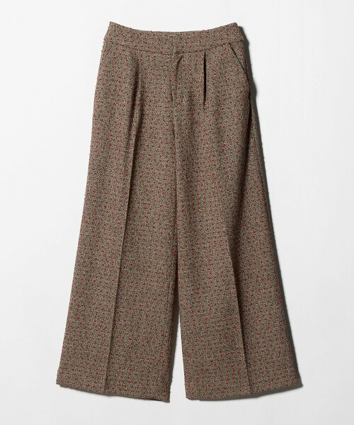 ＜Masaco Teranishi＞花呢寬褲 日本製