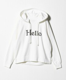 ＜MADISONBLUE＞HELLO連帽衫 日本製