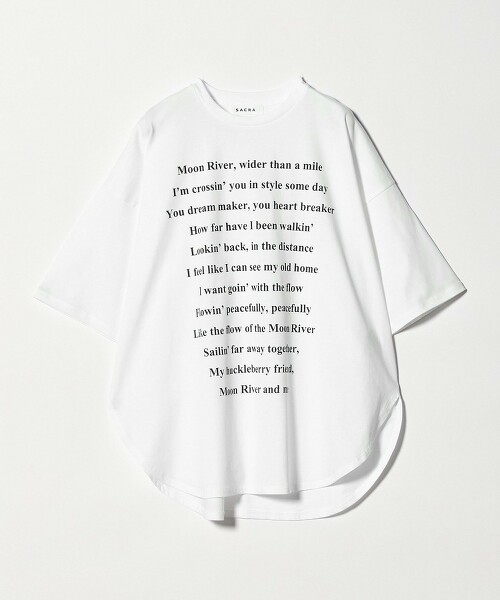 ＜SACRA＞標語T恤 日本製