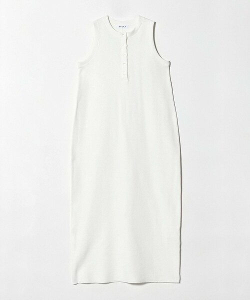＜SACRA＞亨利領無袖洋裝 日本製