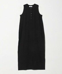 ＜SACRA＞亨利領無袖洋裝 日本製