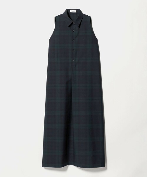 【特別訂製】＜THE RERACS＞無袖格紋洋裝 日本製